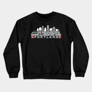 Portland Basketball Team 23 Player Roster, Portland City Skyline Crewneck Sweatshirt